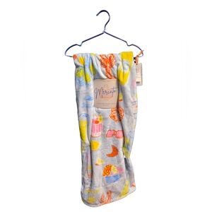 Mercato - NEW Oversized Soft Plush Throw Great For Summer Vacation Coastal 60x70